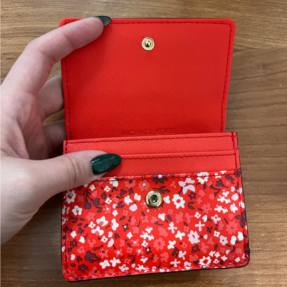 Floral MK wallet - Picture 2 of 5